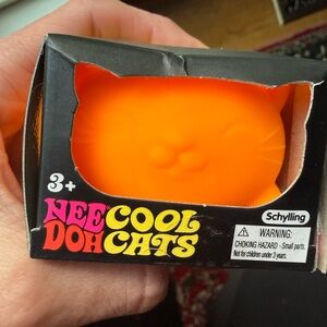 Nee Doh Cool Cats Orange sensory squish TikTok favorite